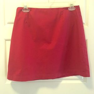 Gap - size 6 red mini skirt